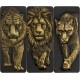 WILDCATS GOLDEN SHADOW 3 x 1 OZ SILVER GOLD AND BLACK RUTHENIUM