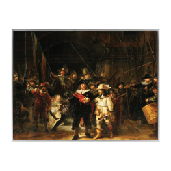 THE NIGHT WATCH - REMBRANDT 2.5 OZ 999 Ag, 750 g 999 Zn, 120 g 999 Cu 10000 CFA FRANCS REPUBLIC OF CHAD 2024