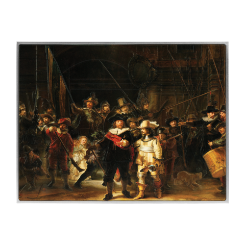 THE NIGHT WATCH - REMBRANDT 2.5 OZ 999 Ag, 750 g 999 Zn, 120 g 999 Cu 10000 CFA FRANCS REPUBLIC OF CHAD 2024