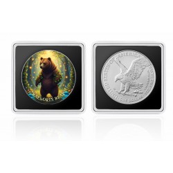 BEAR - FOREST TOTEMS 1 OZ 1 DOLLAR UNITED STATES OF AMERICA SILVER COIN 2025