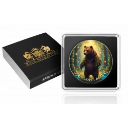 BEAR - FOREST TOTEMS 1 OZ 1 DOLLAR UNITED STATES OF AMERICA SILVER COIN 2025
