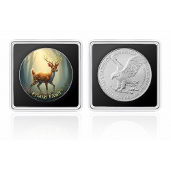 FYLORI FAWN - FOREST TOTEMS 1 OZ 1 DOLLAR UNITED STATES OF AMERICA SILVER COIN 2025