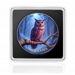 OSIRA OWL - FOREST TOTEMS 1 OZ 1 DOLLAR UNITED STATES OF AMERICA SILVER COIN 2025
