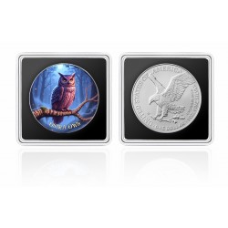 OSIRA OWL - FOREST TOTEMS 1 OZ 1 DOLLAR UNITED STATES OF AMERICA SILVER COIN 2025