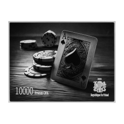 A FRIEND IN NEED - CASSIUS MARCELLUS COLLIDGE- 2.5 OZ 999 Ag, 750 g 999 Zn, 120 g 999 Cu 10000 FR REPUBLIC OF CHAD 2024