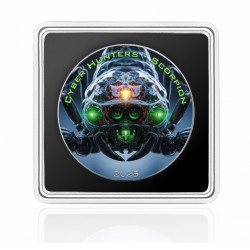 SCORPION - CYBER HUNTERS 1 OZ 1 DOLLAR UNITED STATES OF AMERICA SILVER COIN 2025