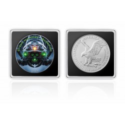 SCORPION - CYBER HUNTERS 1 OZ 1 DOLLAR UNITED STATES OF AMERICA SILVER COIN 2025