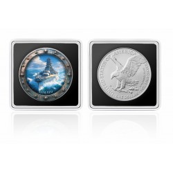YAMATO - SŁYNNE STATKI 1 OZ 1 DOLAR STANY ZJEDNOCZONE AMERYKI SREBRNA MONETA 2025