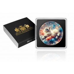 RADIARA THE RADGOLL - NEBULA CATS 1 OZ 1 DOLLAR SILVER COIN USA 2025
