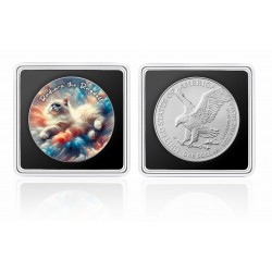 RADIARA THE RADGOLL - NEBULA CATS 1 OZ 1 DOLLAR SILVER COIN USA 2025