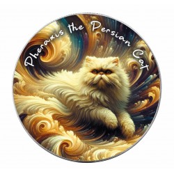 PHERAXIS THE PERSIAN CAT - NEBULA CATS 1 OZ 1 DOLLAR SILVER COIN USA 2025