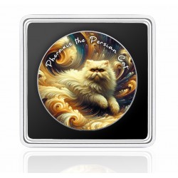 PHERAXIS THE PERSIAN CAT - NEBULA CATS 1 OZ 1 DOLLAR SILVER COIN USA 2025