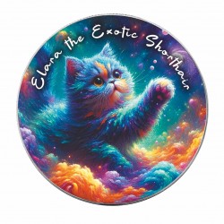 ELARA THE EXOTIC SHORTHAIR - NEBULA CATS 1 OZ 1 DOLLAR SILVER COIN USA 2025