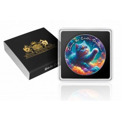 ELARA THE EXOTIC SHORTHAIR - NEBULA CATS 1 OZ 1 DOLLAR SILVER COIN USA 2025