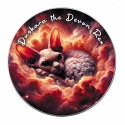 DUSKARA THE DEVON REX - NEBULA CATS 1 OZ 1 DOLLAR SILVER COIN USA 2025