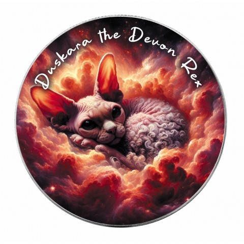 DUSKARA THE DEVON REX - NEBULA CATS 1 OZ 1 DOLLAR SILVER COIN USA 2025