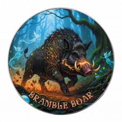 BRAMBLE BOAR - DZIK- LEŚNE TOTEMY II 1 OZ 1 DOLAR STANY ZJEDNOCZONE AMERYKI SREBRNA MONETA 2025