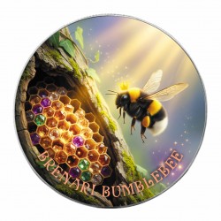 BRENARI BUMBLEBEE - PSZCZOŁA -FOREST TOTEMS II 1 OZ 1 DOLLAR UNITED STATES OF AMERICA SILVER COIN 2025