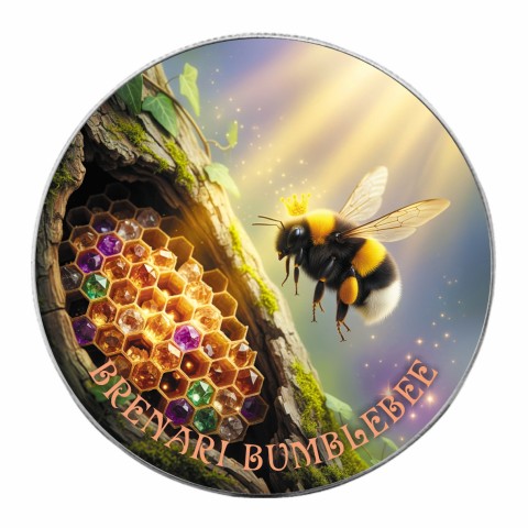 BRENARI BUMBLEBEE - PSZCZOŁA -FOREST TOTEMS II 1 OZ 1 DOLLAR UNITED STATES OF AMERICA SILVER COIN 2025