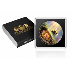 BRENARI BUMBLEBEE - PSZCZOŁA -FOREST TOTEMS II 1 OZ 1 DOLLAR UNITED STATES OF AMERICA SILVER COIN 2025