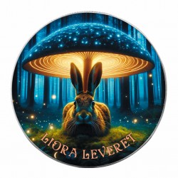 LIORA LEVERET- ZAJĄC - LEŚNE TOTEMY II 1 OZ 1 DOLLAR UNITED STATES OF AMERICA SILVER COIN 2025