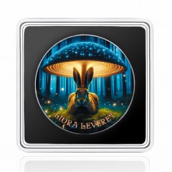 LIORA LEVERET- ZAJĄC - LEŚNE TOTEMY II 1 OZ 1 DOLLAR UNITED STATES OF AMERICA SILVER COIN 2025