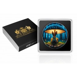 LIORA LEVERET- ZAJĄC - LEŚNE TOTEMY II 1 OZ 1 DOLLAR UNITED STATES OF AMERICA SILVER COIN 2025