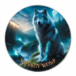 WEYLIN WOLF - WILK - LEŚNE TOTEMY II 1 OZ 1 DOLLAR UNITED STATES OF AMERICA SILVER COIN 2025