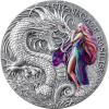 THE DRAGONOLOGY - STONEGAZE BASILISK 2 OZ 2000 FRANCS SILVER COIN CAMEROON 2025