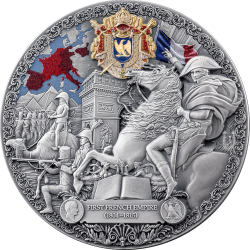 IMPERIUM FRANCUSKIE 2 OZ 2000 FRANCS SREBRNA MONETA KAMERUN 2025