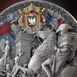 IMPERIUM FRANCUSKIE 2 OZ 2000 FRANCS SREBRNA MONETA KAMERUN 2025