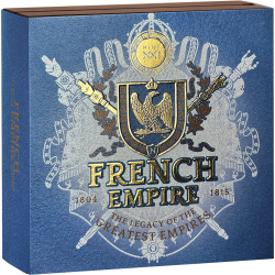 IMPERIUM FRANCUSKIE 2 OZ 2000 FRANCS SREBRNA MONETA KAMERUN 2025