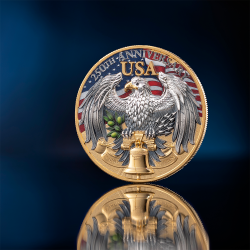 UNITED WE STAND - 250 YEARS OF U.S. INDEPENDENCE 2 OZ 5 DOLLARS SILVER COIN NIUE 2026