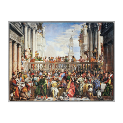 THE WEDDING AT CANA- PAOLO VERONESE'S - 2.5 OZ 999 Ag, 750 g 999 Zn, 120 g 999 Cu 10000 FR REPUBLIC OF CHAD 2024