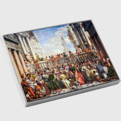 THE WEDDING AT CANA- PAOLO VERONESE'S - 2.5 OZ 999 Ag, 750 g 999 Zn, 120 g 999 Cu 10000 FR REPUBLIC OF CHAD 2024