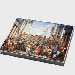 THE WEDDING AT CANA- PAOLO VERONESE'S - 2.5 OZ 999 Ag, 750 g 999 Zn, 120 g 999 Cu 10000 FR REPUBLIC OF CHAD 2024