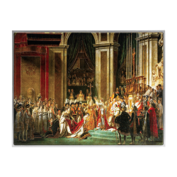 CORONATION OF NAPOLEON - JACQUES LOUIS DAVID'S - 2.5 OZ 999 Ag, 750 g 999 Zn, 120 g 999 Cu 10000 FR REPUBLIC OF CHAD 2024