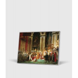 CORONATION OF NAPOLEON - JACQUES LOUIS DAVID'S - 2.5 OZ 999 Ag, 750 g 999 Zn, 120 g 999 Cu 10000 FR REPUBLIC OF CHAD 2024