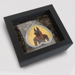LIŚCIE NILU LEAVES OF THE NILE - ANUBIS 1 OZ 1 DOLLAR SILVER COIN NIUE 2025