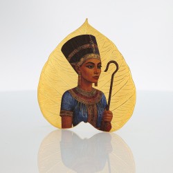 NEFERTITI - NEFRETETE - LIŚCIE NILU LEAVES OF THE NILE - 1 OZ 1 DOLLAR SILVER COIN NIUE 2025