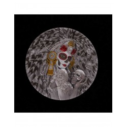 LADY MICTE - FIGURES OF DEATH - 2 OZ 2000 FRANCS SILVER COIN CAMEROON 2025