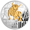 WINNERS TAKE ALL 17,5 G 500 CFA FRANCS SILVER COIN CAMEROON 2025