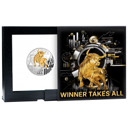 WINNERS TAKE ALL 17,5 G 500 CFA FRANCS SILVER COIN CAMEROON 2025
