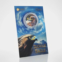 SŁOWACKI ORZEŁ MENNICA CZESKA 1 OZ 2 DOLARY SREBRNA MONETA NIUE 2025