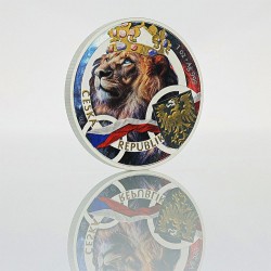 CZECH LION CZECH MINT 1 OZ 2 DOLLARS SILVER COIN NIUE 2025