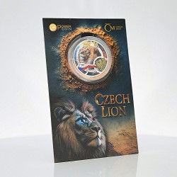 CZECH LION CZECH MINT 1 OZ 2 DOLLARS SILVER COIN NIUE 2025