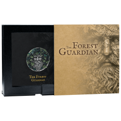 FOREST GUARDIAN 2 OZ 5 DOLLARS SILVER COIN NIUE 2025