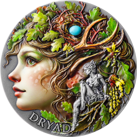 DRYAD - NATURE SPIRITS 2 OZ 2000 FRANCS SILVER COIN CAMEROON 2026