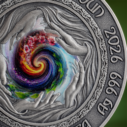 DRYAD - NATURE SPIRITS 2 OZ 2000 FRANCS SILVER COIN CAMEROON 2026