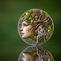 DRYAD - NATURE SPIRITS 2 OZ 2000 FRANCS SILVER COIN CAMEROON 2026